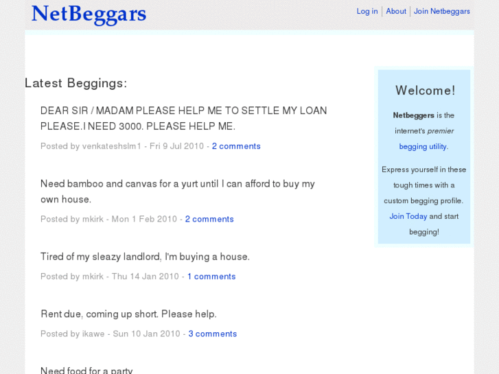 www.netbeggars.com