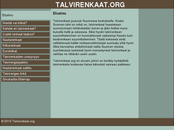 www.talvirenkaat.org