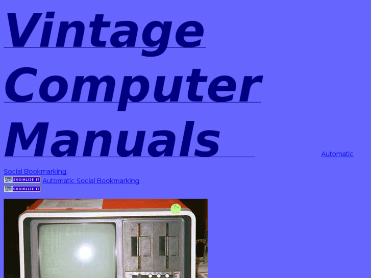 www.vintagecomputermanuals.com