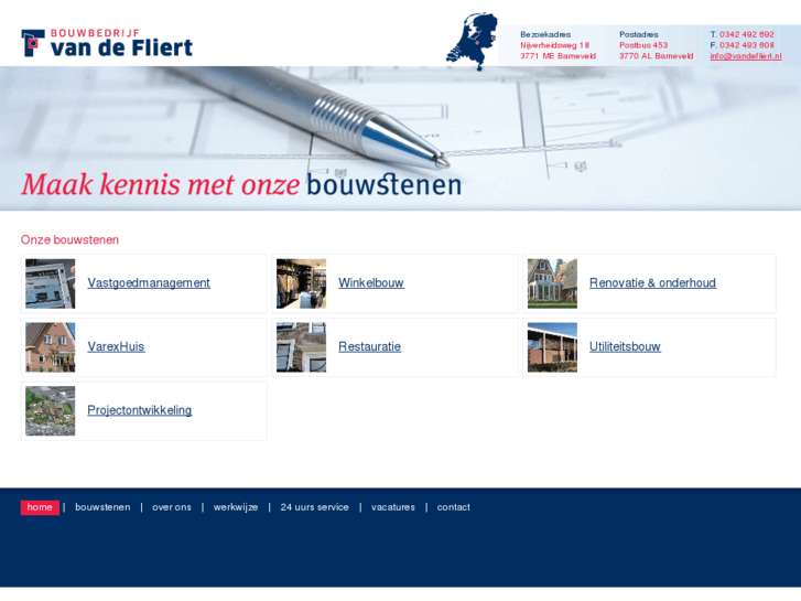 www.bouwbedrijfvandefliert.nl