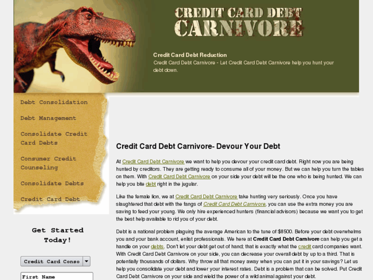 www.creditcarddebtcarnivore.com