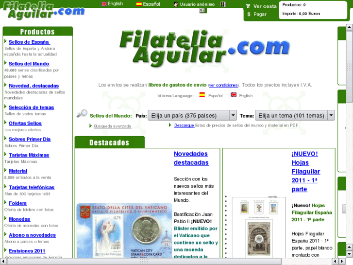 www.filateliaaguilar.com