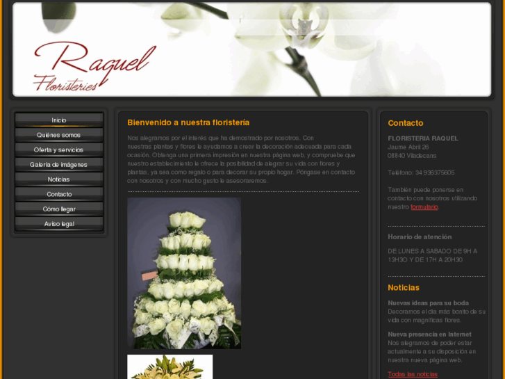 www.floristeriaraquel.com