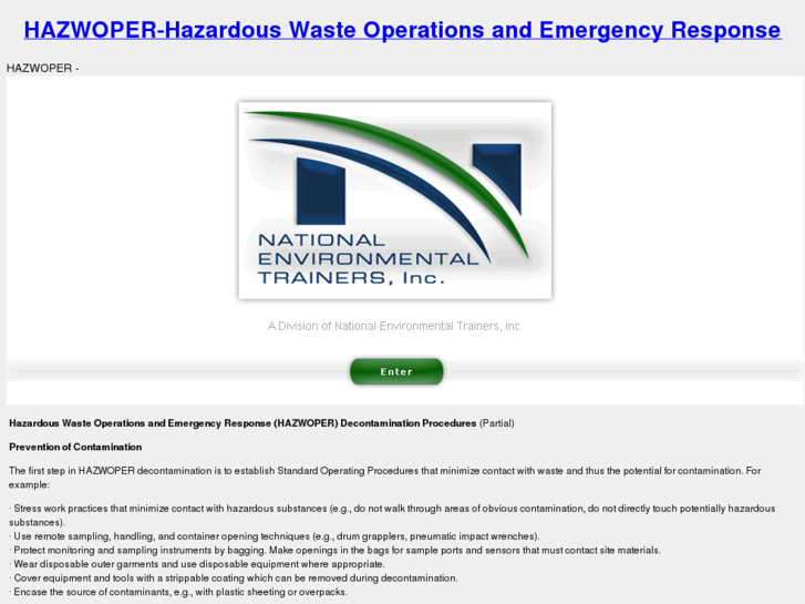 www.hazwoperhazardouswasteoperationsandemergencyresponse.com