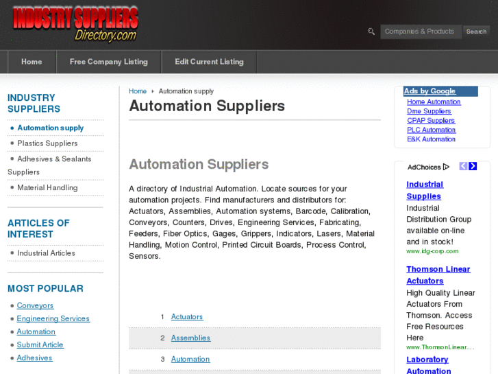 www.industrialsuppliersdirectory.com