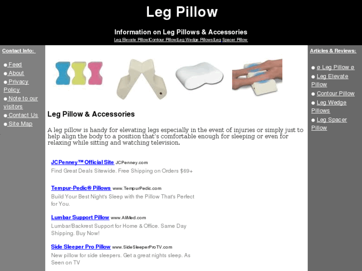 www.legpillow.org