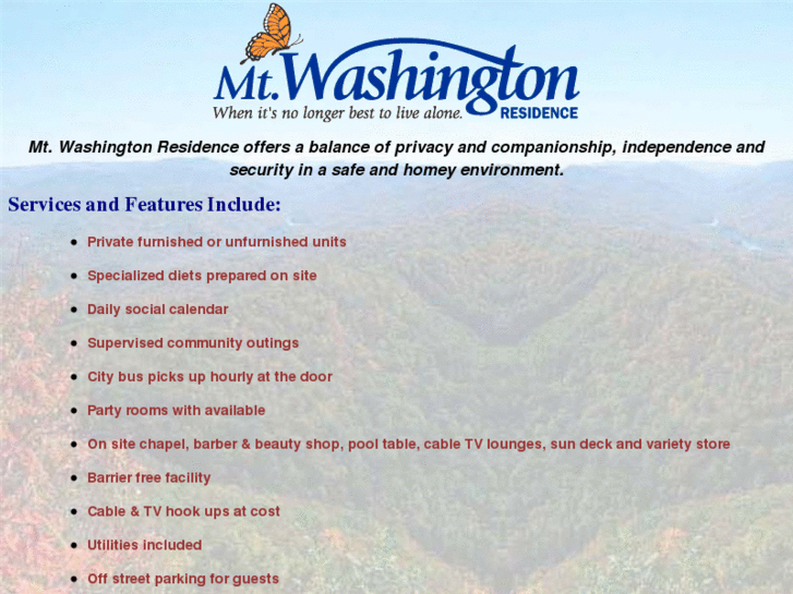 www.mtwashingtonresidence.com