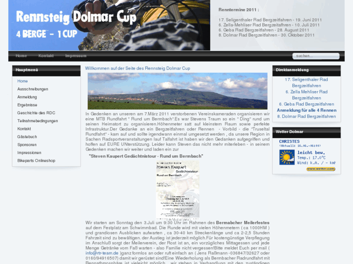 www.rennsteig-dolmar-cup.de