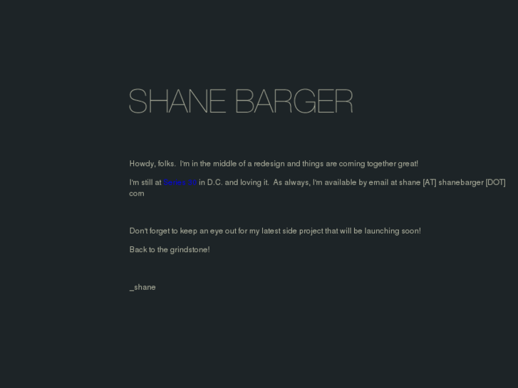 www.shanebarger.com