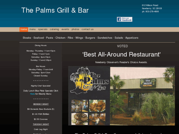 www.thepalmsgrillandbar.com