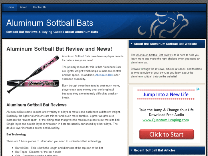 www.aluminumsoftballbats.com