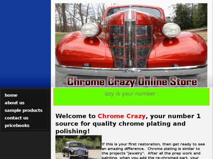 www.chromecrazyonlinestore.com