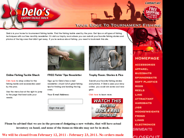 www.deloscustomtackleshack.com