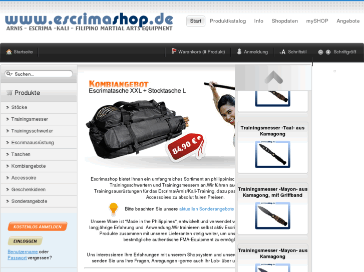 www.escrimashop.de