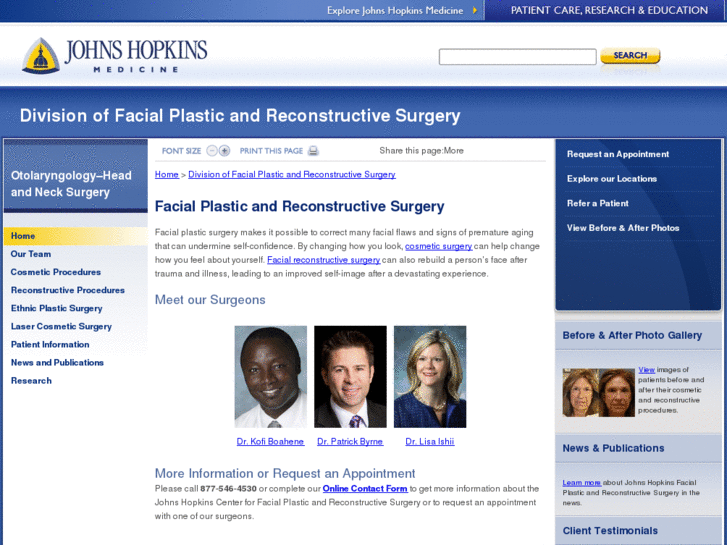 www.hopkinsfacialplastics.com