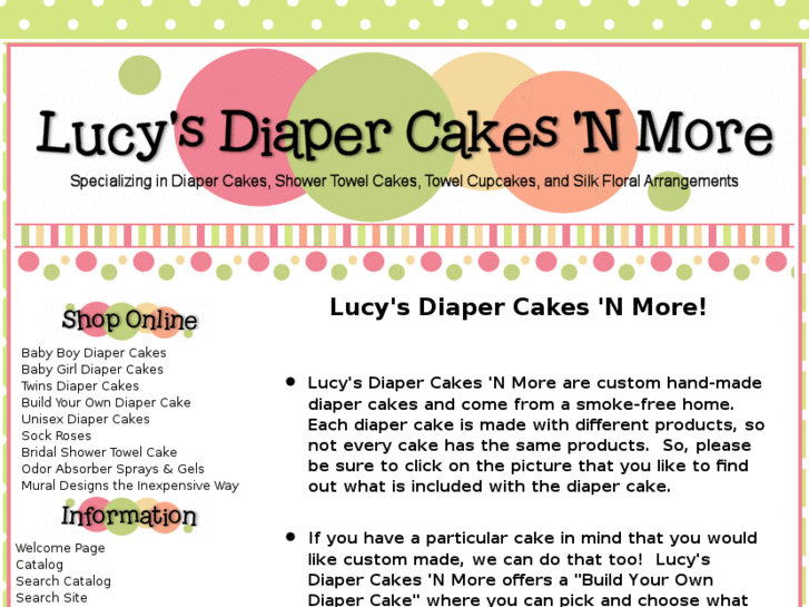 www.lucysdiapercakesnmore.com