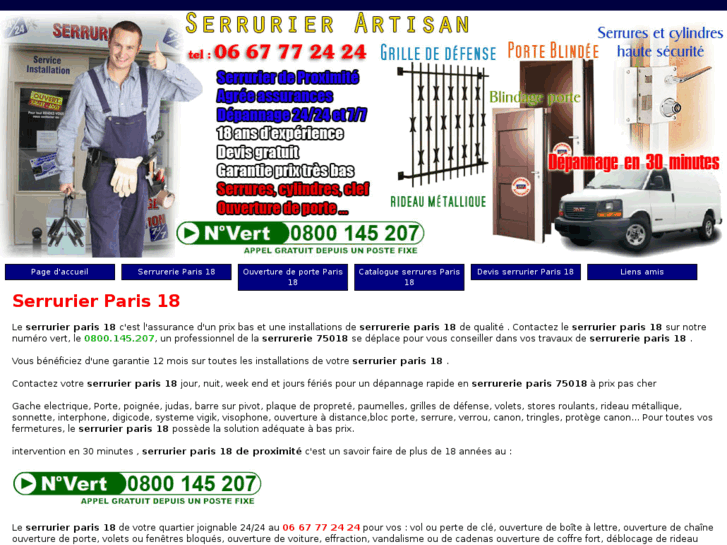 www.serruriersparis18.net