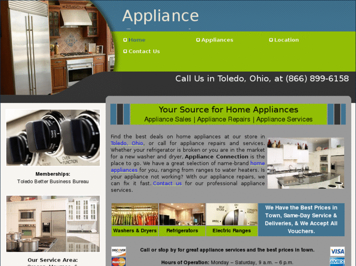 www.applianceconnectiontoledo.com