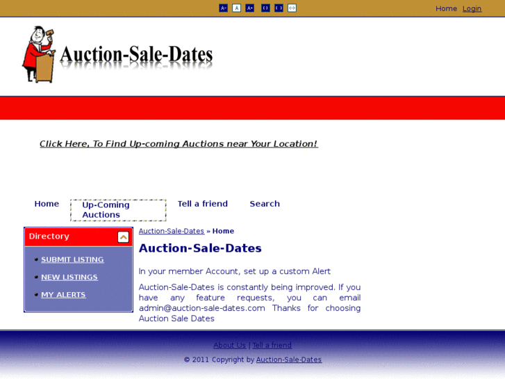 www.auction-sale-dates.com