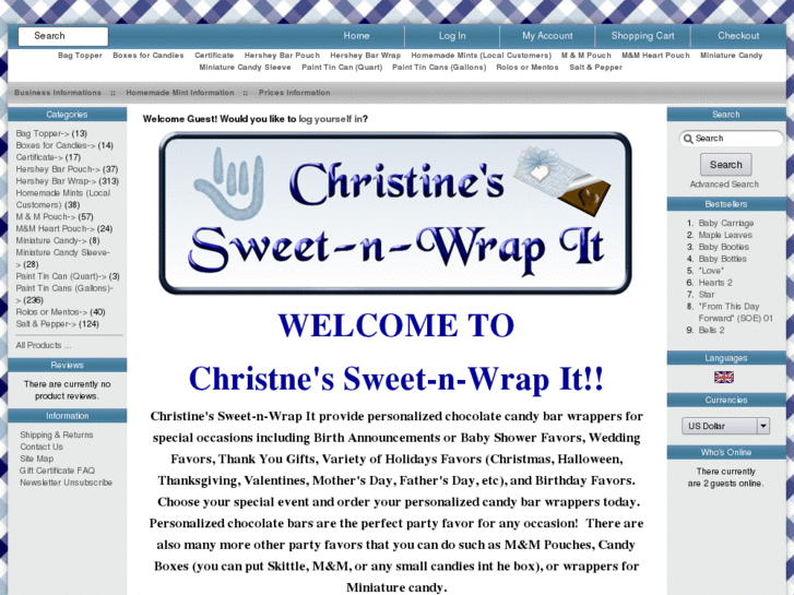 www.christines-sweet-n-wrap-it.com