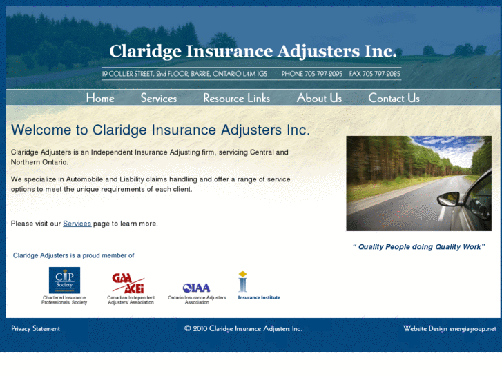 www.claridgeadjusters.com