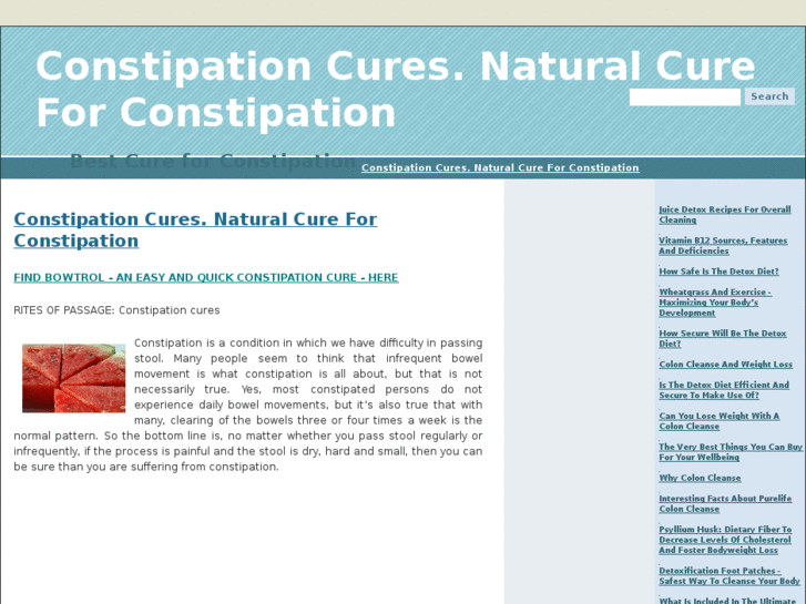 www.constipationcures.org