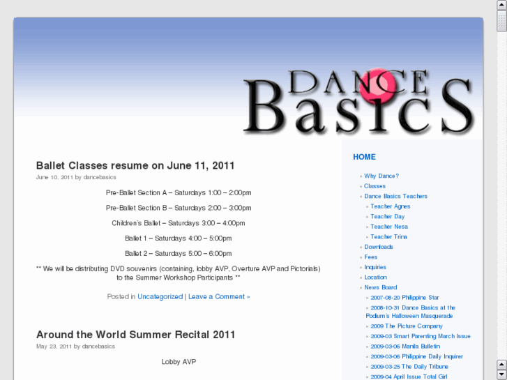 www.dancebasics.net