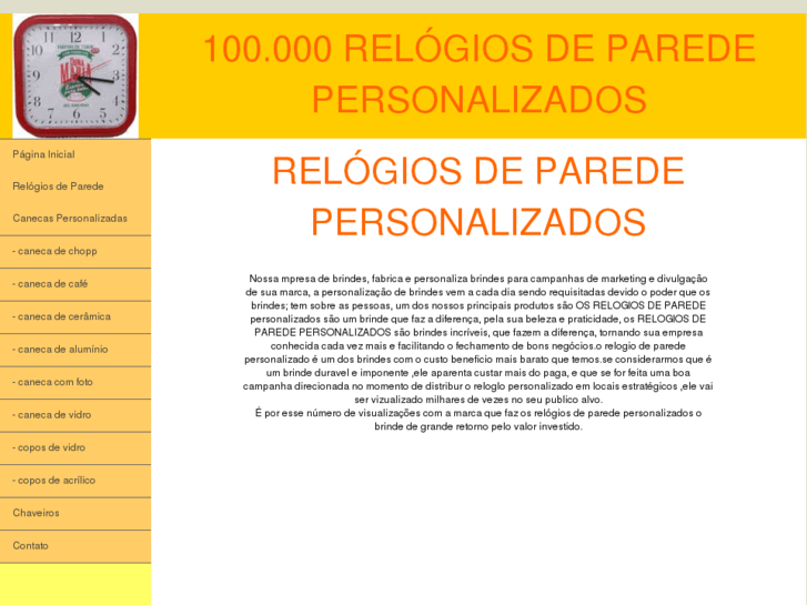 www.relogiodeparede.biz