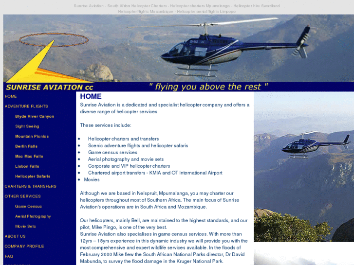 www.sunriseaviation.co.za