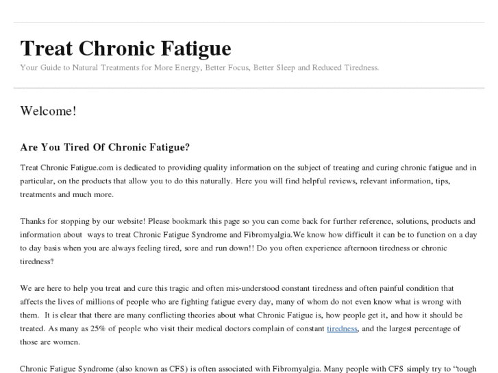 www.treatchronicfatigue.com