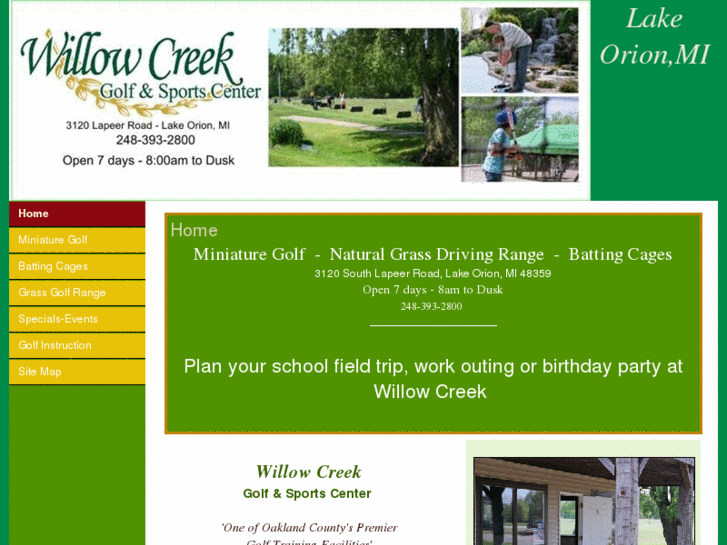 www.willowcreekgolfcenter.com