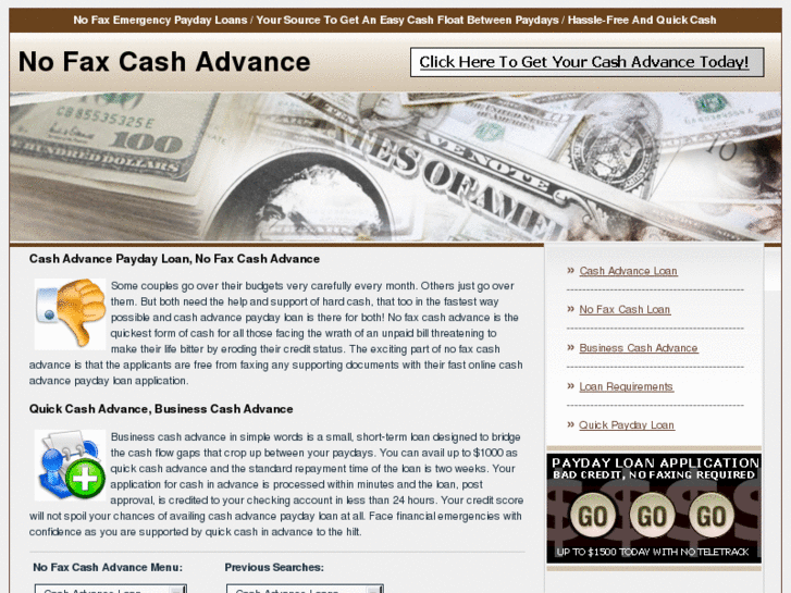 www.advancecashnofax.com