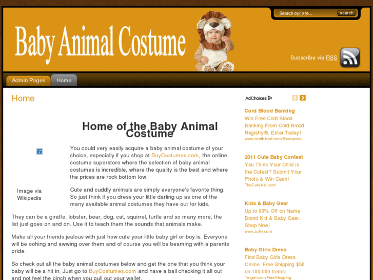www.babyanimalcostume.net
