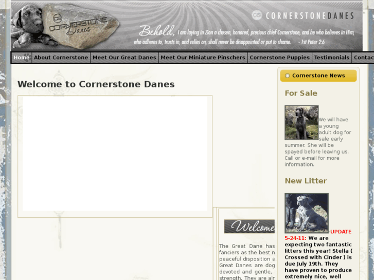 www.cornerstonedanes.com