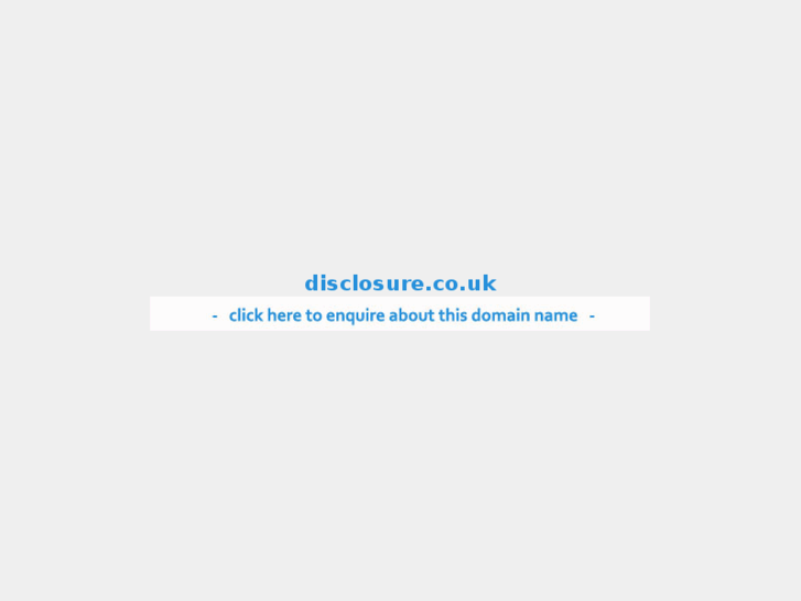 www.disclosure.co.uk