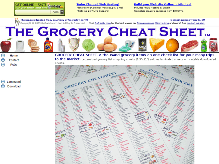 www.grocerycheatsheet.com