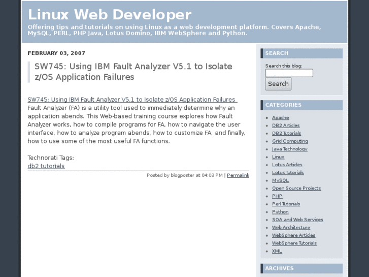 www.linuxwebdeveloper.com