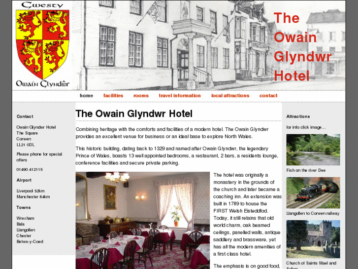 www.owainglyndwrhotel.com