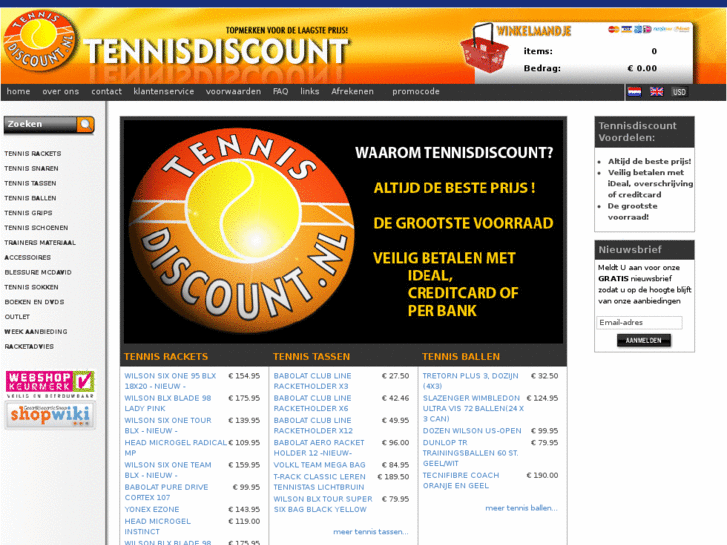 www.tennisdiscount.nl