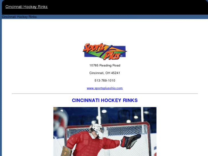 www.cincinnatihockeyrinks.com