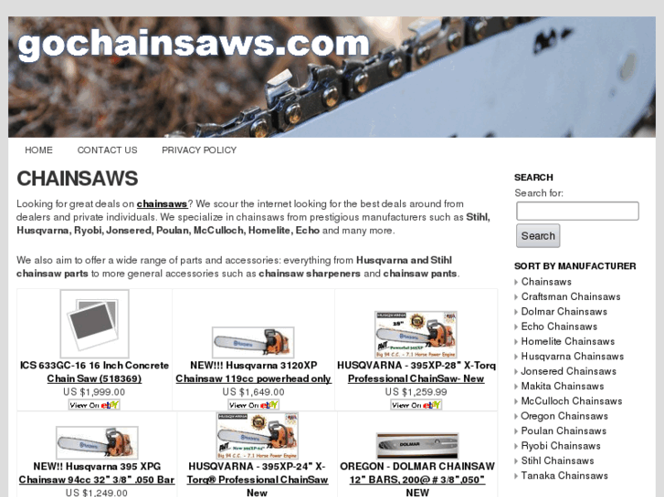 www.gochainsaws.com