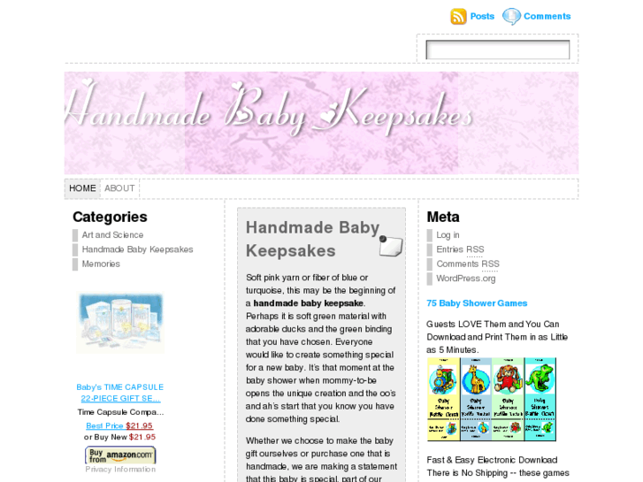 www.handmadebabykeepsakes.com