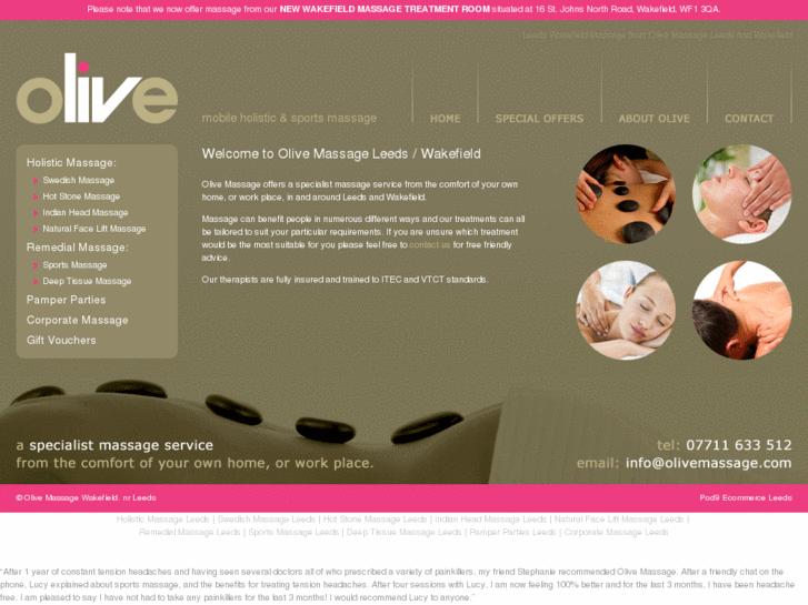 www.olivemassage.com