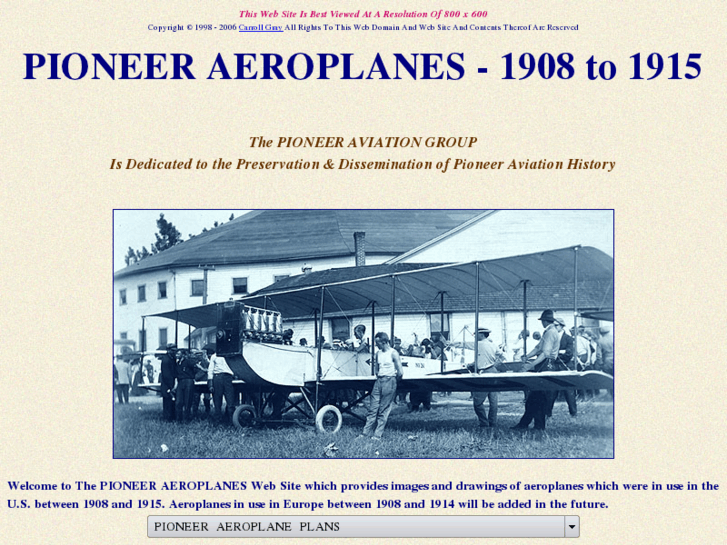 www.pioneeraeroplanes.com