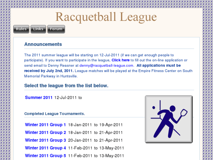 www.racquetball-league.com
