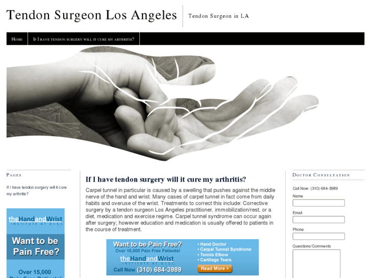 www.tendonsurgeonlosangeles.com