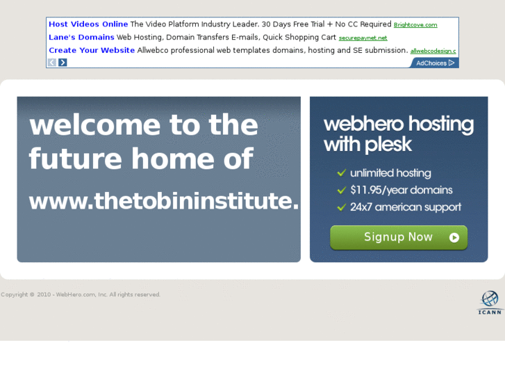 www.thetobininstitute.net