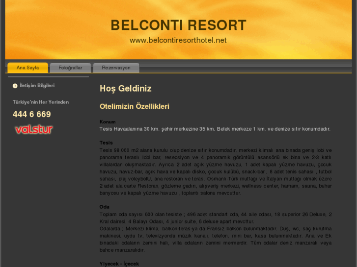 www.belcontiresorthotel.net