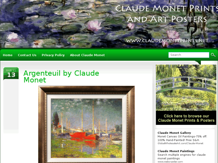 www.claudemonetprints.net