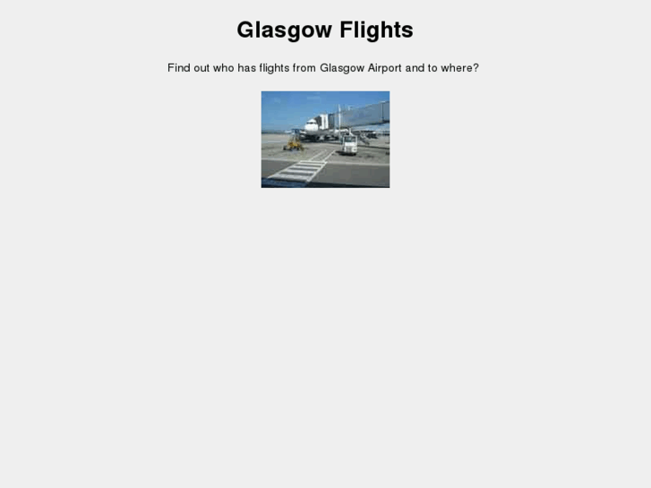 www.glasgow-flights.com